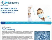 Tablet Screenshot of dxdiscovery.com